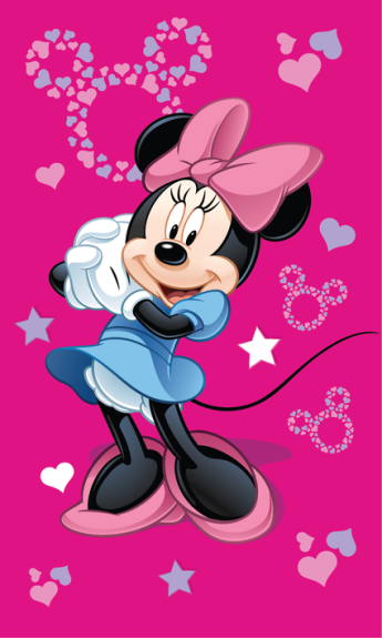 Detský froté uterák do škôlky Minnie 30 × 50 cm