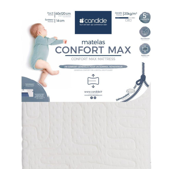 Matrac Comfort Max 60 x 120 x 14 cm Candide