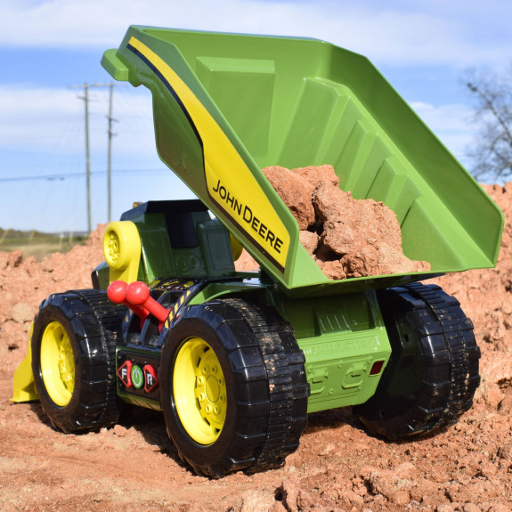 John Deere Kids - Sklápač a nakladač 2v1 so svetlami a zvukmi