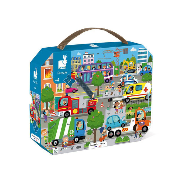 Puzzle Mesto 36 ks Janod