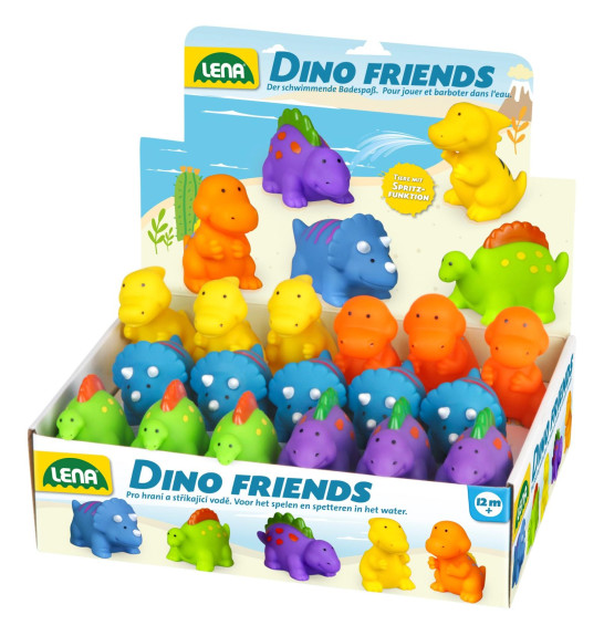 Striekajúce zvieratká dinosaury gumové 5 druhov