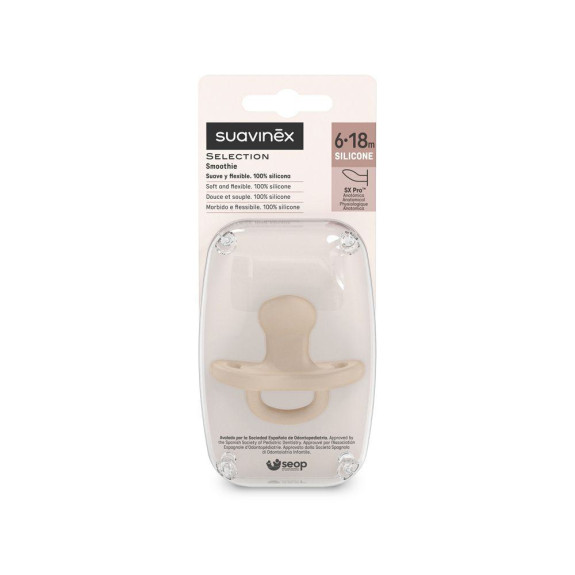 Cumlík anatomický silikón 6-18 m SX PRO Colour Essence Suavinex