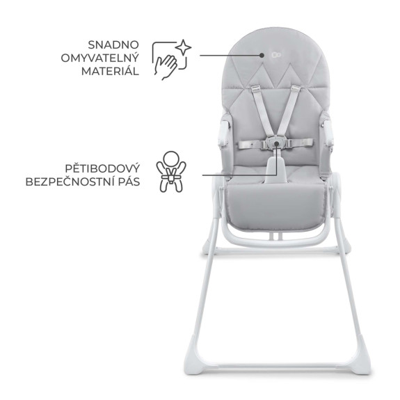 Stolička jedálenská Binci Kinderkraft