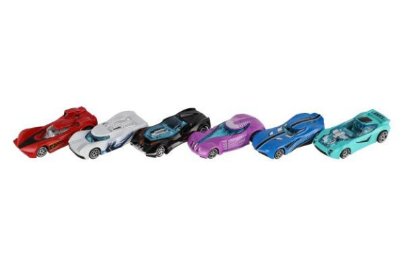 Auto športový kov/plast 8 cm na voľný chod