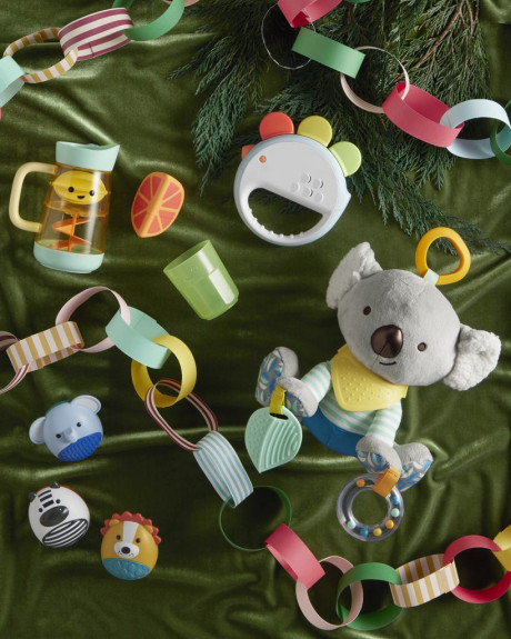 Hračka aktívna na C krúžku Bandana Buddies Koala Skip Hop