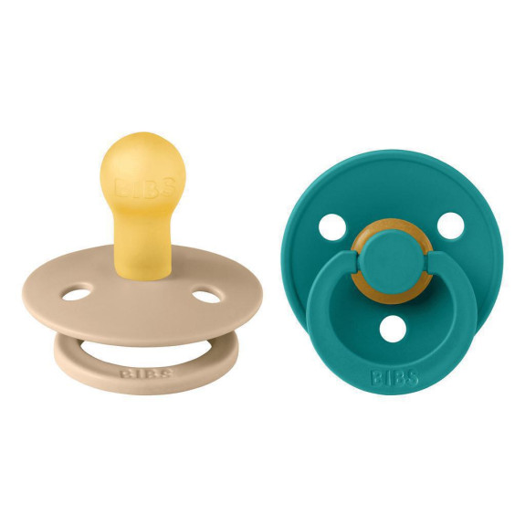 Cumlíky kaučuk 2 ks 0-6 mesiacov Colour Bibs