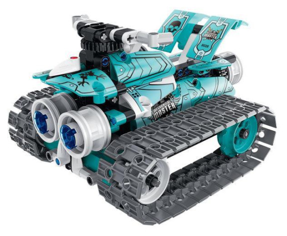 Stavebnica 3 v 1 programovateľný robot RC 2,4 GHz 398 dielikov na batérie iM.Master