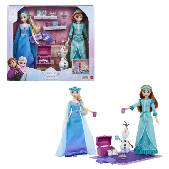 Bábiky Anna a Elsa pyžamová párty Frozen
