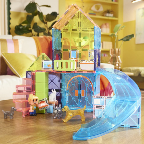 Magnetická stavebnica Pet Playhouse 50 dielov