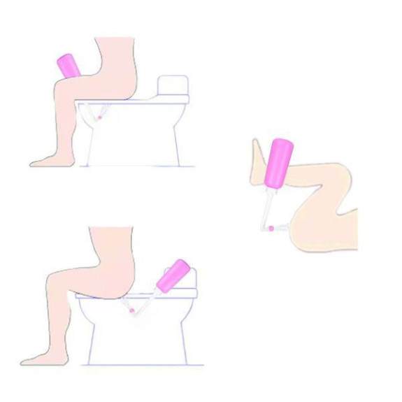 Fľaša na intímnu hygienu po pôrode BocioLand