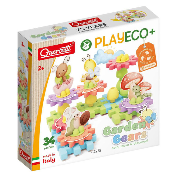 Záhrada v pohybe 34 ks PlayEco Garden Gears Quercetti