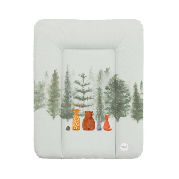 Podložka prebaľovacia mäkká malá 50 x 70 cm Basic Ceba Forest Companions