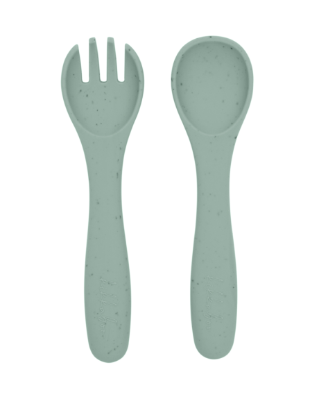 Jedálenská sada 5-dielna Platinum Silicone KikkaBoo