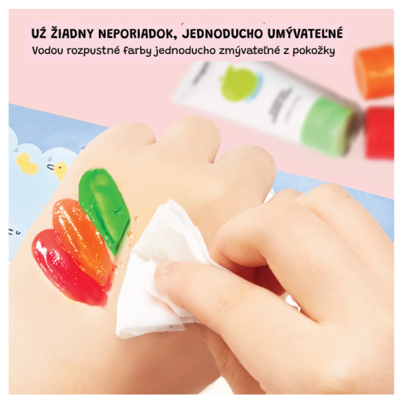 Prstové farby s vôňou 8 ks Jarmelo