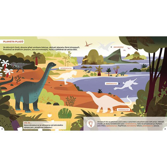 Samolepky pre zvedavé deti Dinosaury