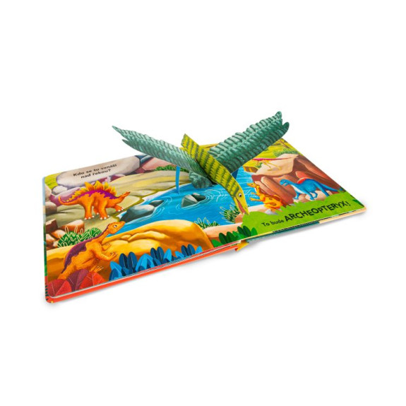 Priestorová 3D kniha - Dinosaury Albi