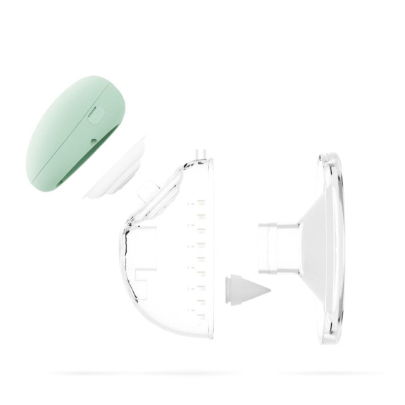 Odsávačka mlieka Ovio Twin Duo bezdrôtová hands-free mušľová 3-fázová s aplikáciou Neno