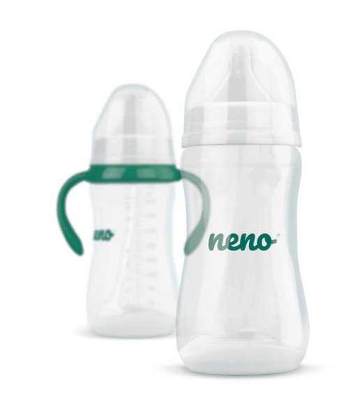 Fľaša dojčenská antikoliková 300 ml, 6 m+ Neno