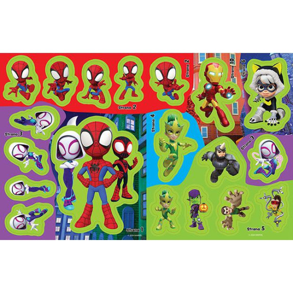 Dolep si svietiace samolepky Spidey