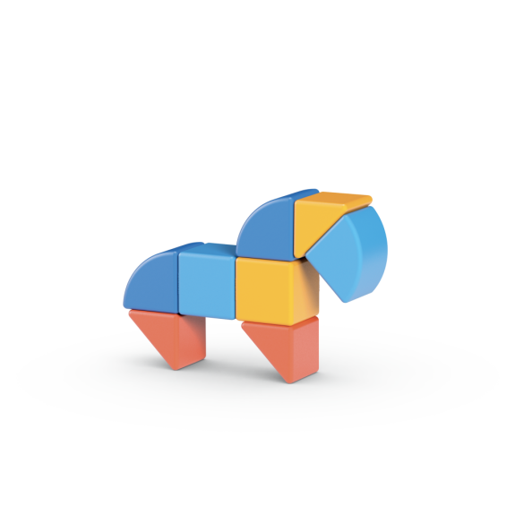 Geomag Magicube Shapes 9 dielikov