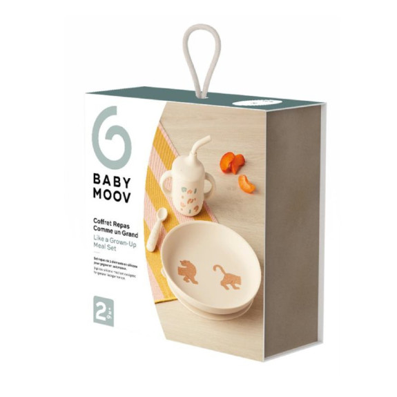 Silikónová jedálenská sada Grown-Up Meal Set Little Babymoov