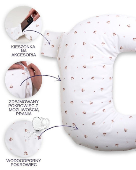 Polohovací vankúš MiniRelax jersey 150 cm Babymatex