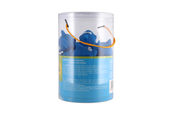 Žralok svietiaci vo vode plast 6 cm na batérie