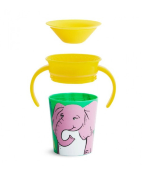 Munchkin - Juniorský hrnček WildLove 360 ° s uškami 177 ml