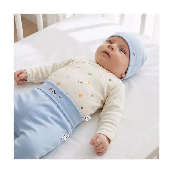 Novorodenecká sada šmyk Outlast® biela káva/zv.modrá Little Angel