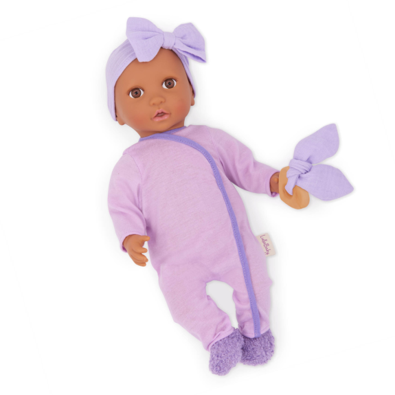 Dupačky pre bábiku fialové s doplnkami LullaBaby