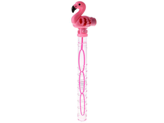 Bublifuk plameniak 36 cm s píšťalkou