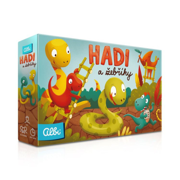 Hady a rebríky - Dinosaury Albi