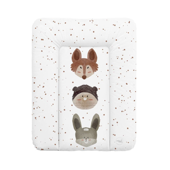 Podložka prebaľovacia mäkká malá 50 x 70 cm Basic Ceba Cute Animals