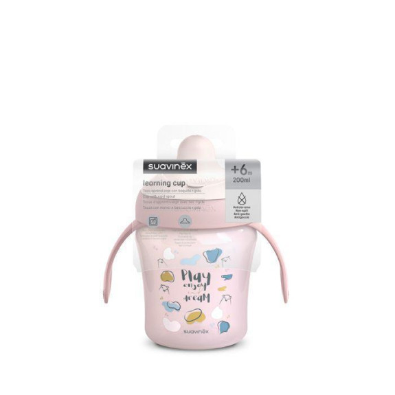 Nerozliatny hrnček Bear 200 ml Suavinex