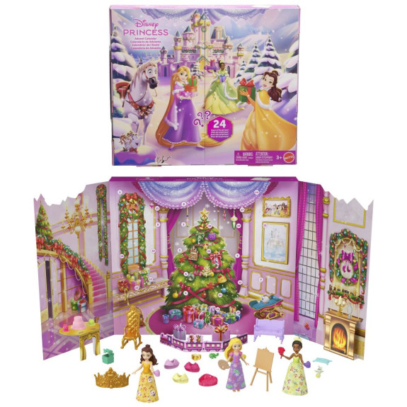 Disney Princess malá bábika adventný kalendár 2025