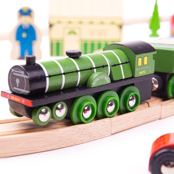 Drevená vláčikodráha Flying scotsman Bigjigs Rail