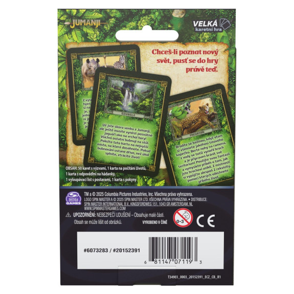 Jumanji kartová verzia