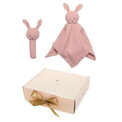 Darčeková sada s hrkálkou Bunny Jabadabado