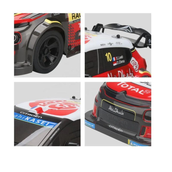 Auto na diaľkové ovládanie Maxlife Fast Gearz Citroen C3 WRC 1:10