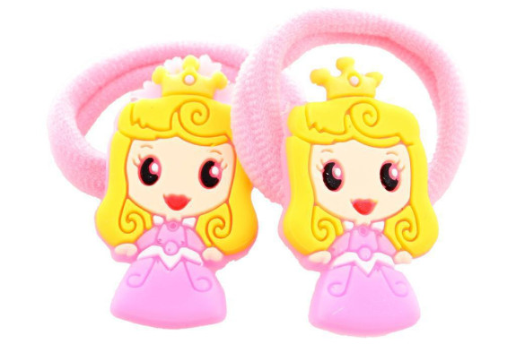 Gumičky do vlasov princeznej 2 ks