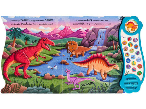 Svet dinosaurov - 18 zvukov