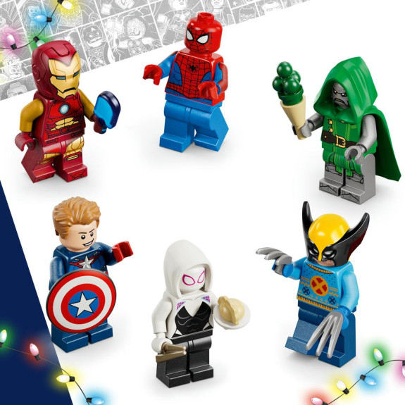 Adventný kalendár Marvel 2026 Lego