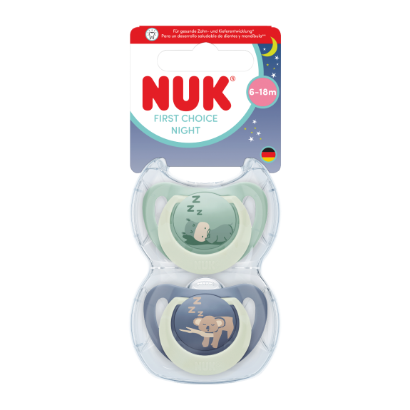 First Choice Night Cumlík 6-18 m 2 ks box Nuk