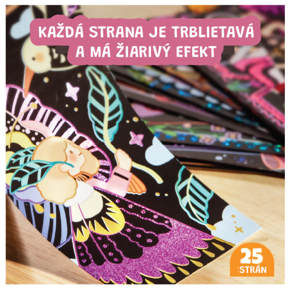 Trblietavé vyškrabovanie Starlight Girls Jarmelo