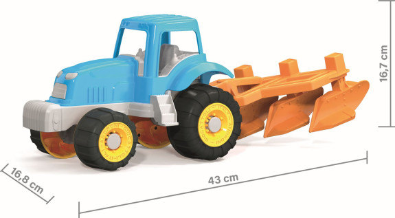 Traktor s funkčným pluhom Millennium 43 cm Androni