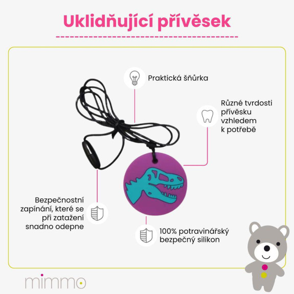 Ukľudňujúci prívesok Had zelený Jellystone Designs