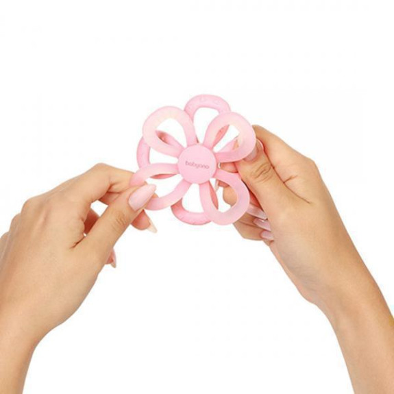 Silikónové hryzátko Flower BabyOno