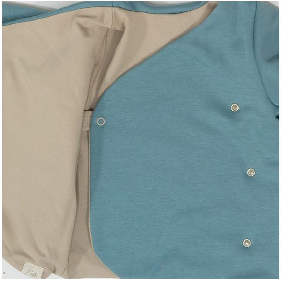 Detská bunda Wrap Warmkeeper Zoe Teal - modrá Esito