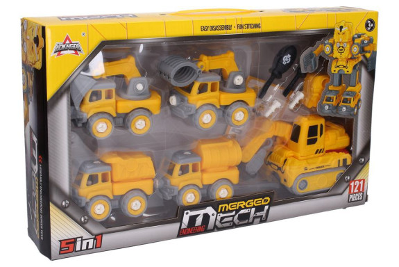 Autorobot stavebný skrutkovací 5 v 1 21 cm