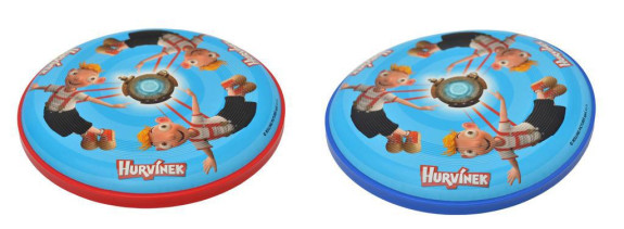 Lietajúci tanier 22 cm Hurvínek, Traky